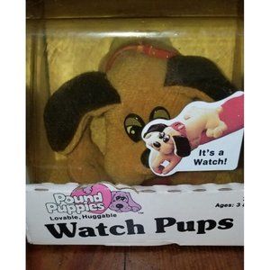 Vtg 1987 Pound Puppies Watch Pups Tonka 7833